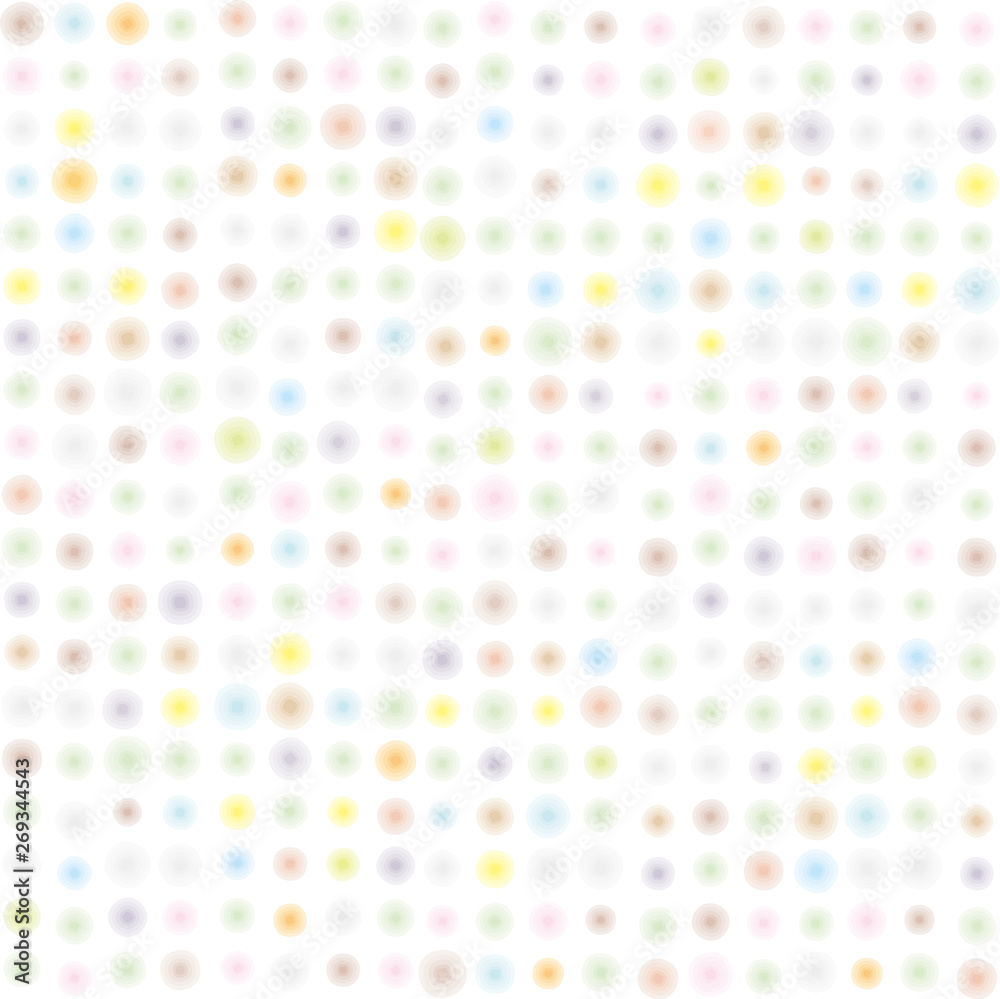 パステルカラーのドット 背景素材 Stock Vector Adobe Stock