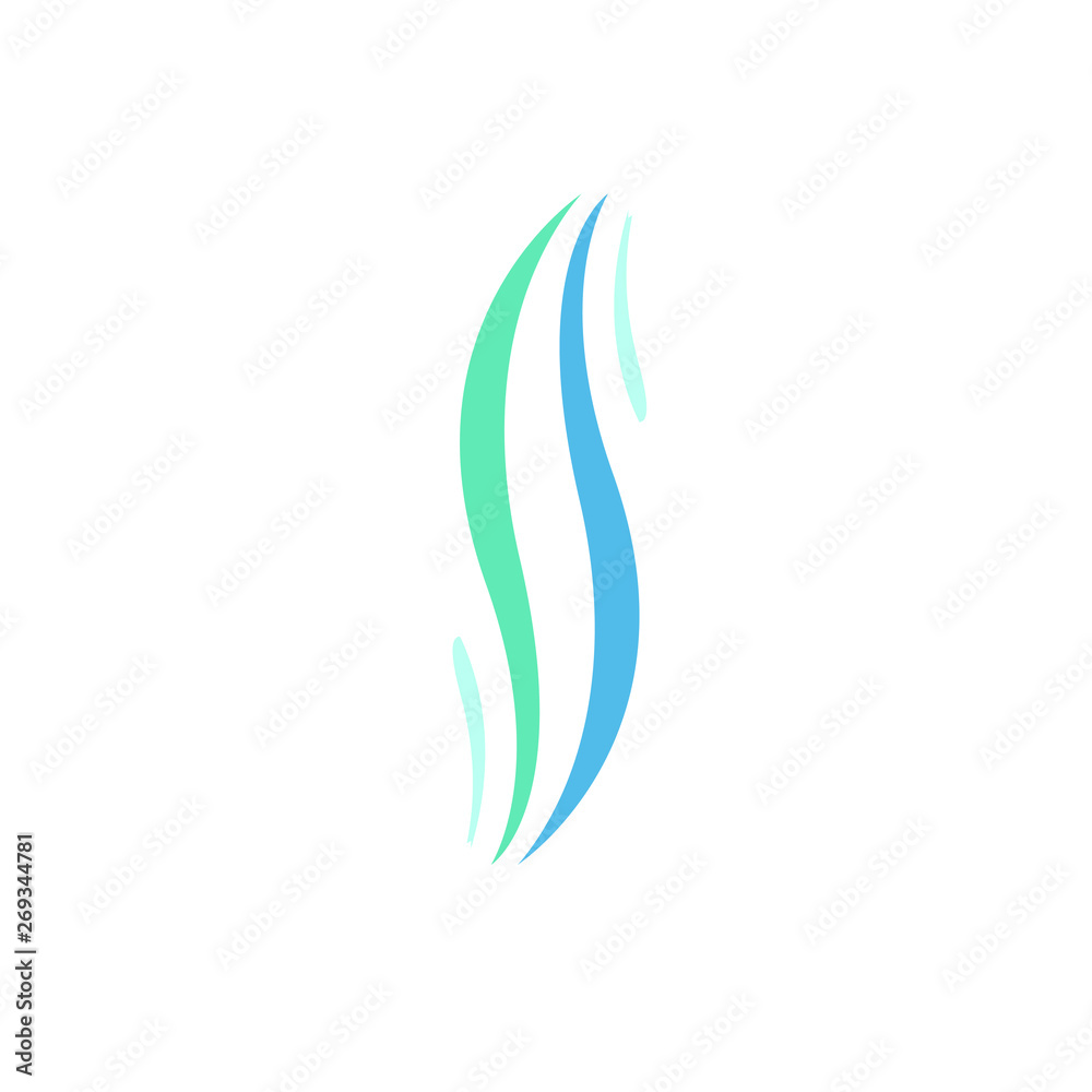 variation of letter S logo in multi colors variation of letter S logo in multi colors