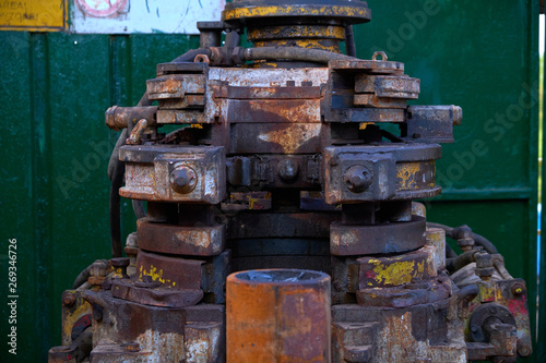 Fotografie Tool for tightening the drill pipe