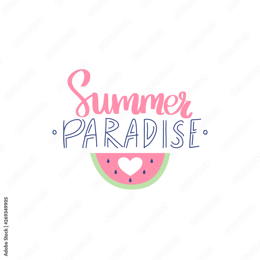 Fototapeta premium Vector hand drawn lettering phrase. Modern brush calligraphy.