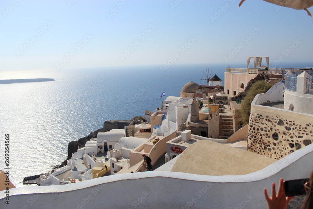 Fototapeta premium view of santorini greece