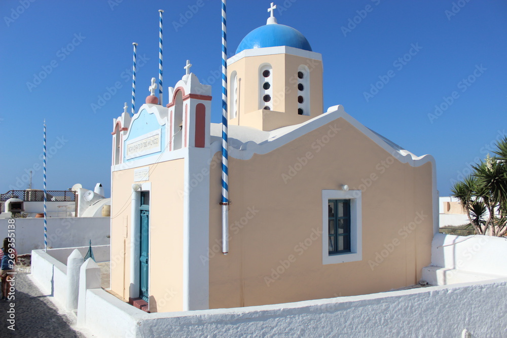 church in santorini greece
