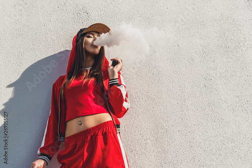 Photography Vaping girl