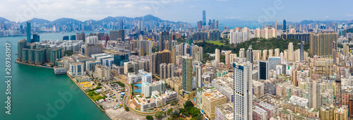  panoramic shot for the city in Hong Kong