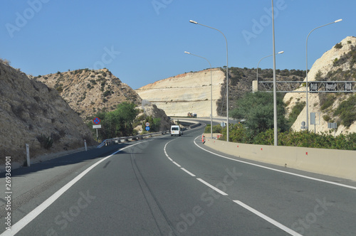 The beautiful landscape highways road