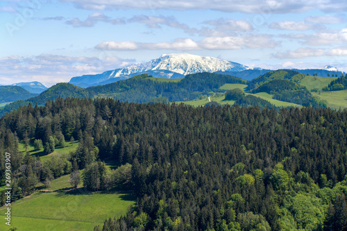 Ötscher bedeckt mit Schnee