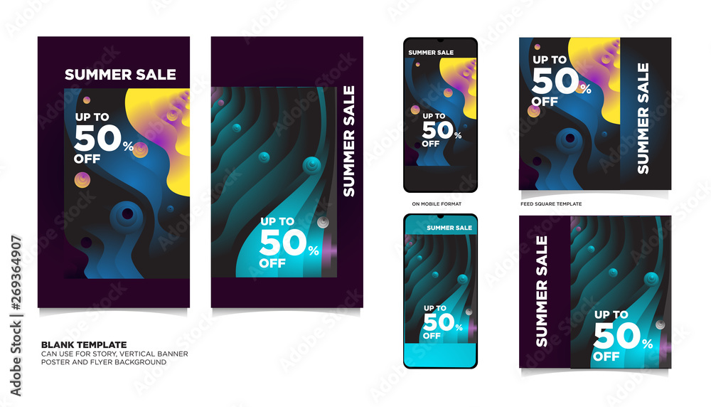 Colorful Fluid and Flow Summer Sale 50% discount Background. The Template can use for, landing page, template, ui, web, homepage, poster, banner, flyer. Colorful Fluid and Flow Summer Sale 50% discount Background. The Template can use for, landing page, template, ui, web, homepage, poster, banner, flyer.