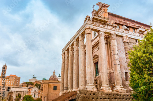 Temple of Antoninus and Faustina in Roman Forum