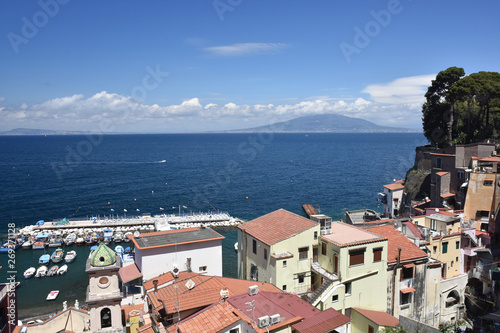 View of the Italian town of Sorrento