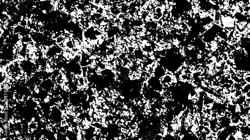 White Noise Motion On Black Background. Flicker Dust. Vintage Film Texture Effects. Loop Unique Design Abstract Digital Animation. 