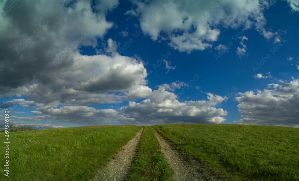 scenic panorama view of natural landscape under a cloudy sky scenic panorama view of natural landscape under a cloudy sky