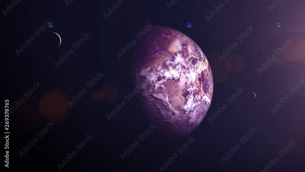 Naklejka premium egzoplaneta
