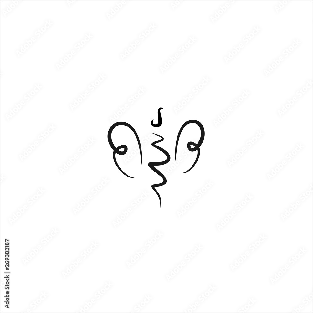 bee icon vector line illustration bee icon vector line illustration