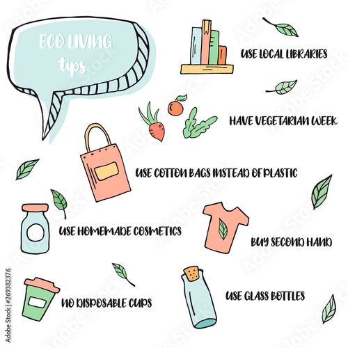 Zero Waste daily life. Living in minimalistic way