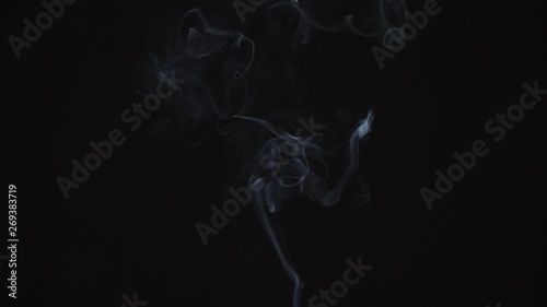 Realistic thin smoke with isolated on alpha-channel (with transparency)