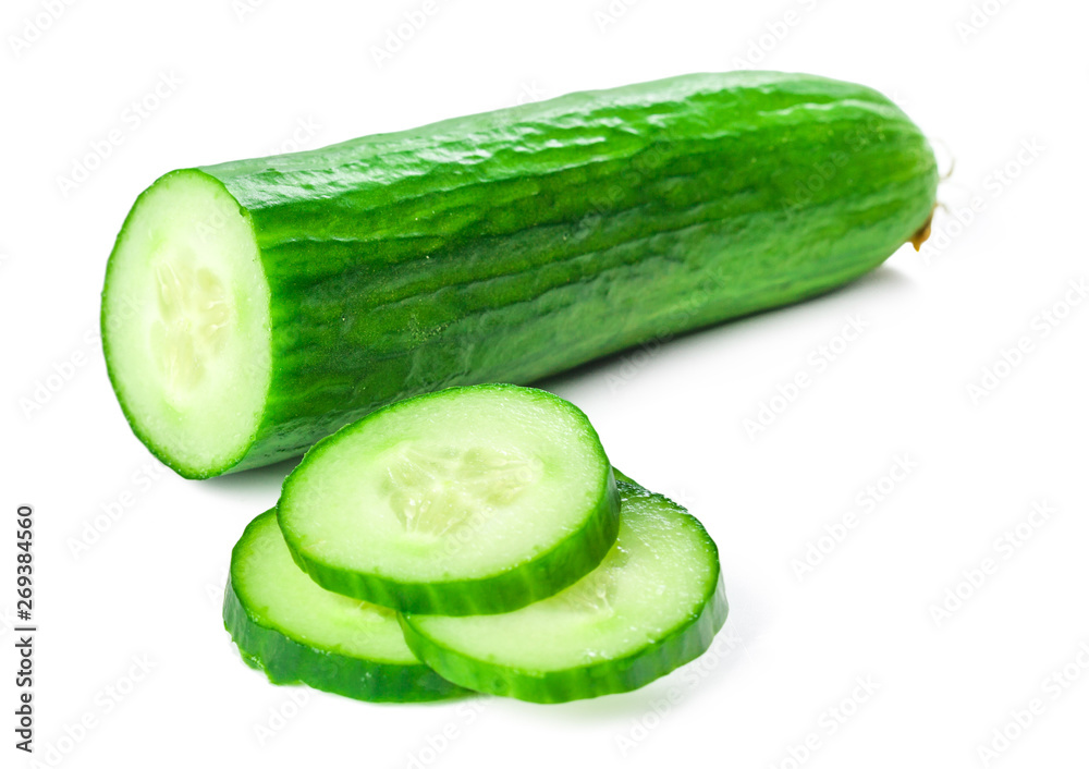Cucumber isolated on white background Cucumber isolated on white background