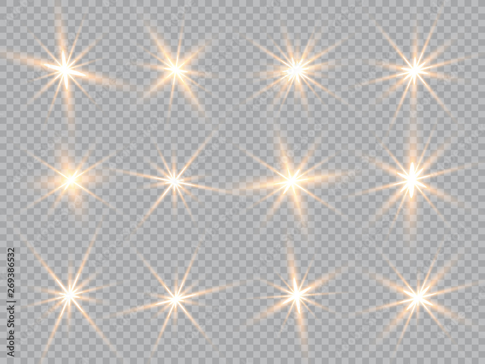 White glowing light explodes on a transparent background. Sparkling magical dust particles. Bright Star. Transparent shining sun, bright flash. Vector sparkles. White glowing light explodes on a transparent background. Sparkling magical dust particles. Bright Star. Transparent shining sun, bright flash. Vector sparkles.