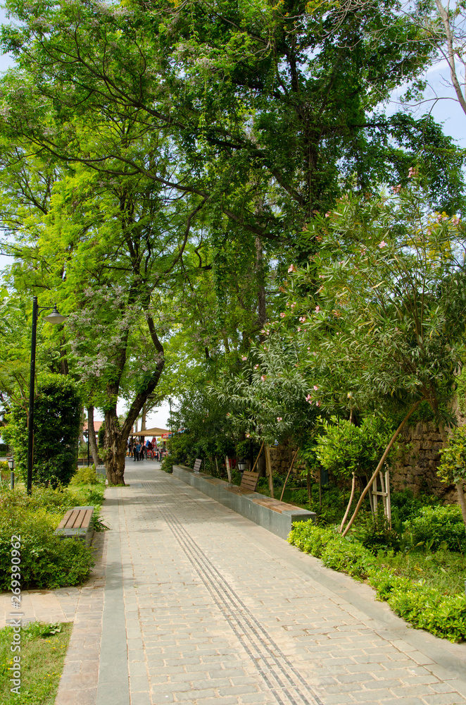 May 1, 2019, Turkey, Antalya, Old town Kaleici 