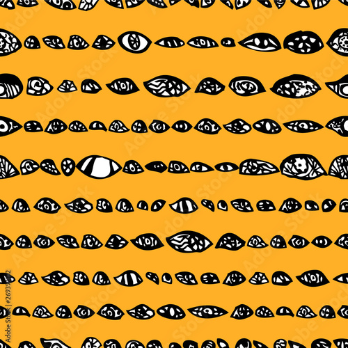 Seamless abstract background of decorative stylized stones