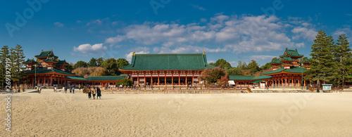 Heian Shrine in Kyoto, Japan.  photo