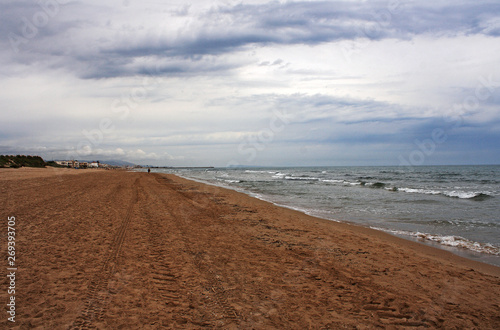 View of the Mediterranean coast