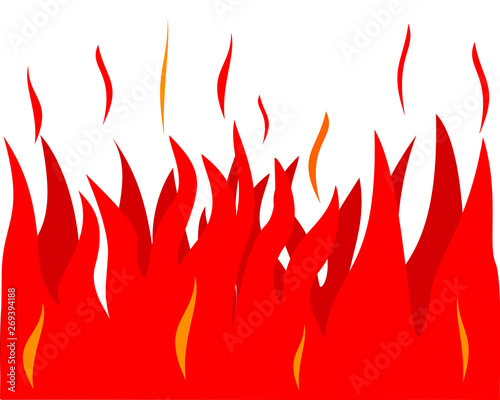 Illustration eines Feuers