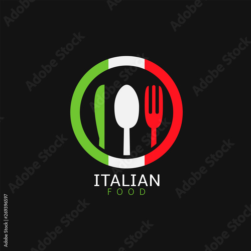 Italian food icon