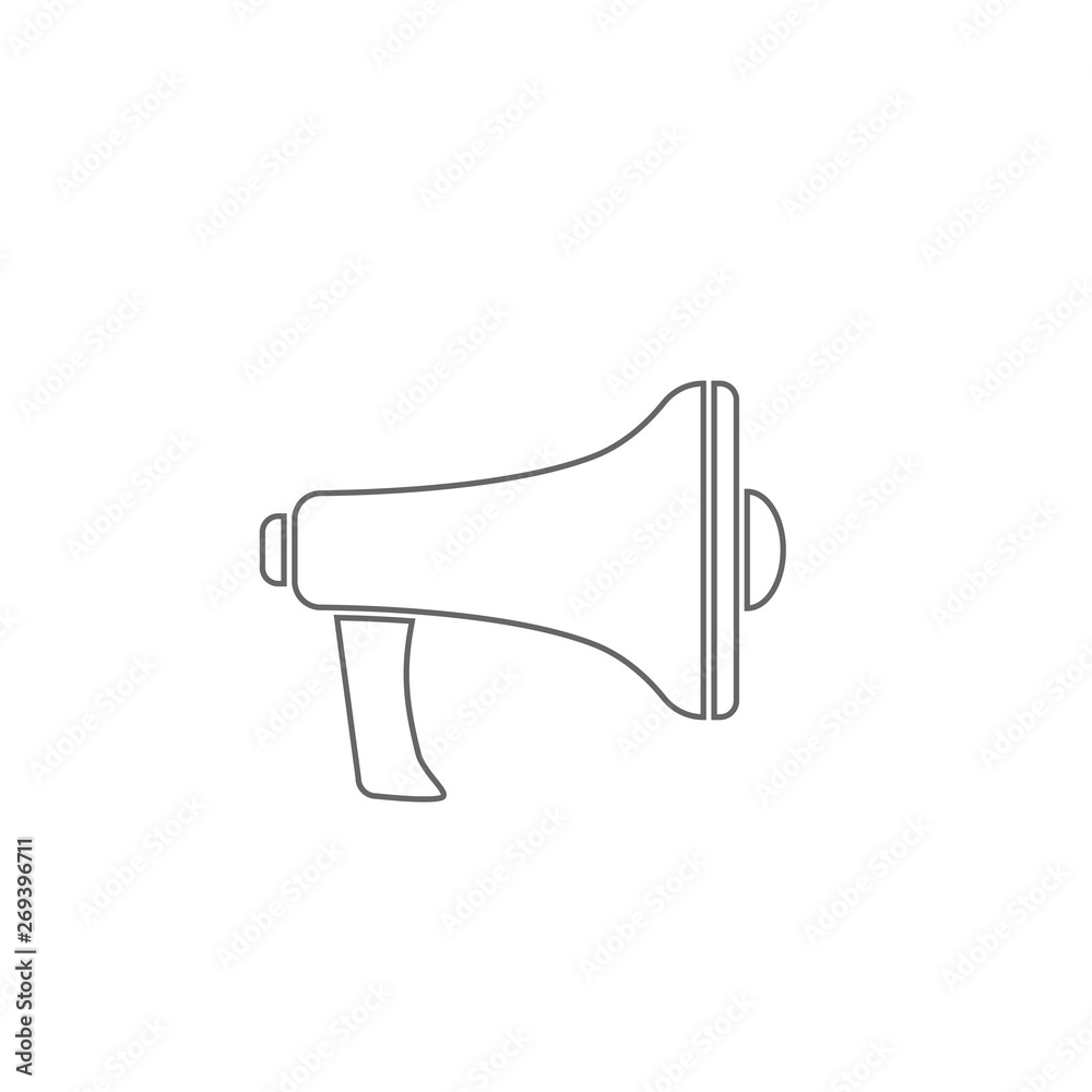 Megaphone vector icon Megaphone vector icon