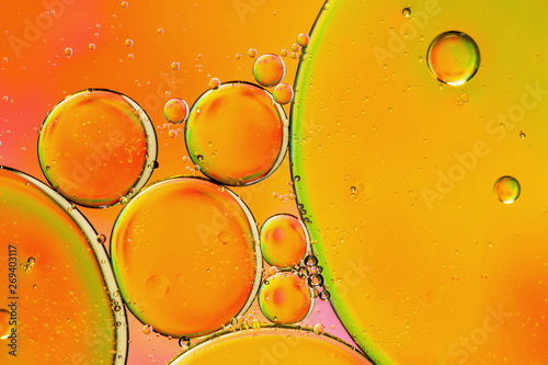 Gold psychedelic abstract