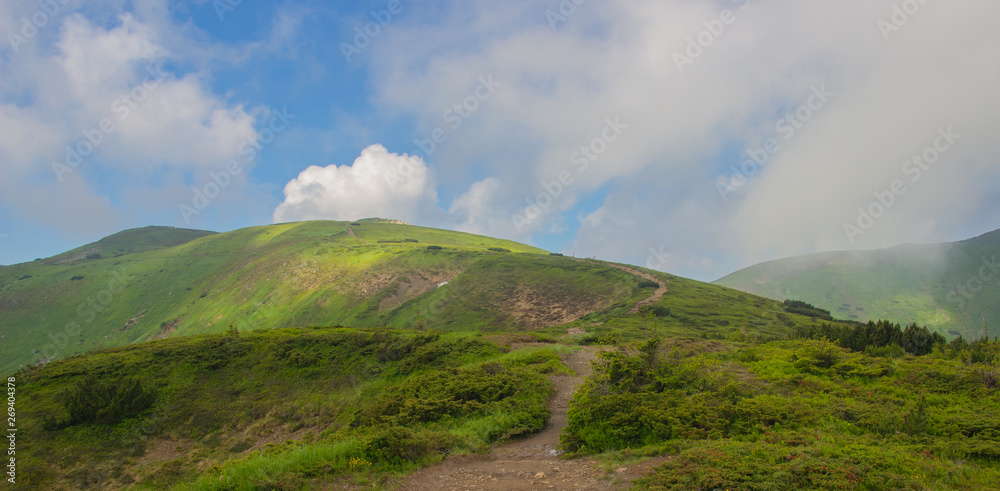 Hiking with a tent through Petros to Hoverla, Lake Nesamovite, Mount Pop Ivan Observatory.