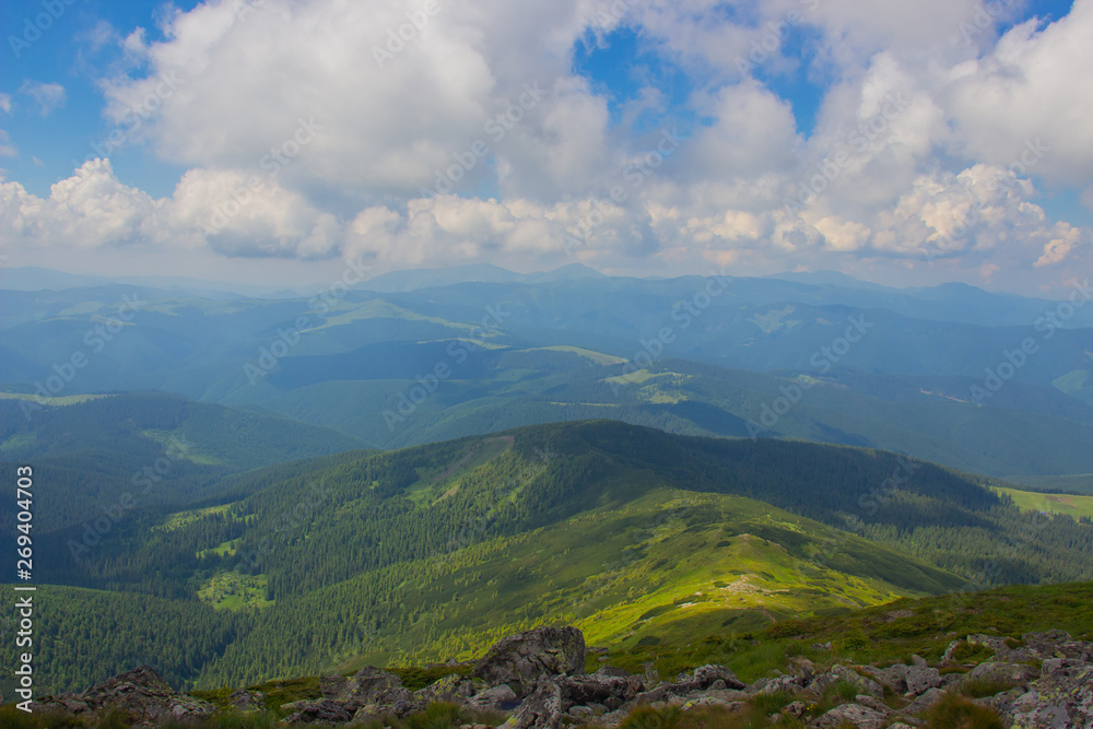 Hiking with a tent through Petros to Hoverla, Lake Nesamovite, Mount Pop Ivan Observatory.