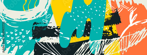 abstract vector header