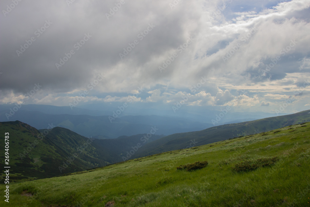 Hiking with a tent through Petros to Hoverla, Lake Nesamovite, Mount Pop Ivan Observatory.