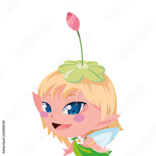 beautiful magic fairy character © djvstock
