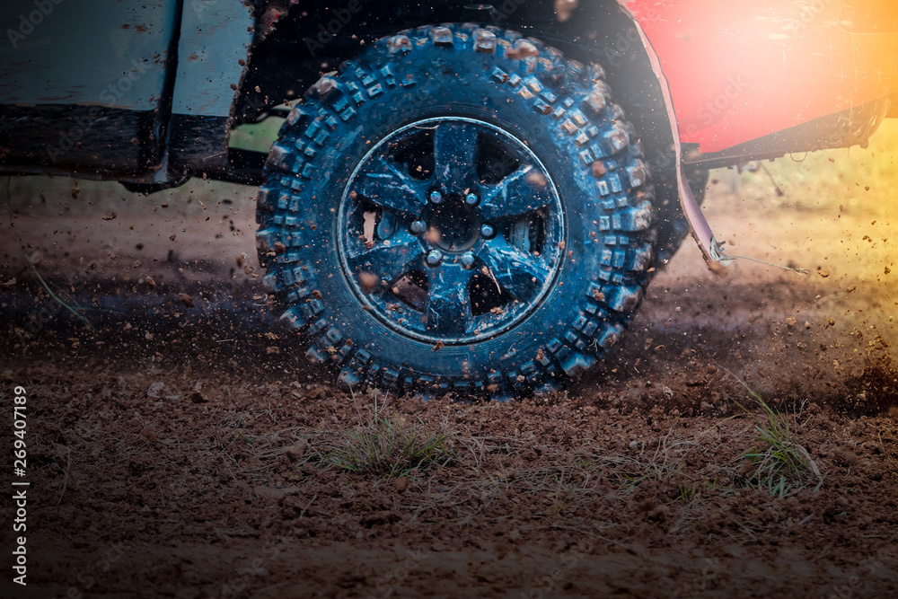 Off Road Racing at terrain racing car competition Off Road Racing at terrain racing car competition