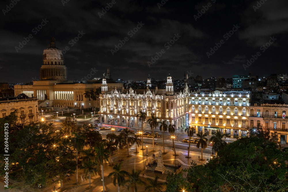 Capitol von Havanna bei Nacht