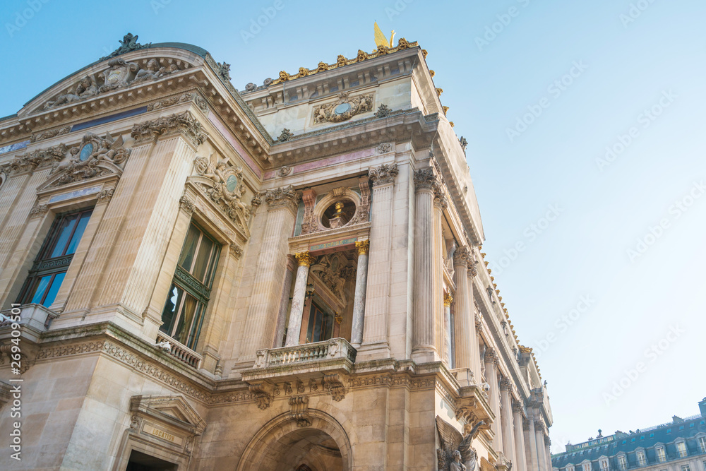 The Palais Garnier, which was built from 1861 to 1875 for the Paris Opera.