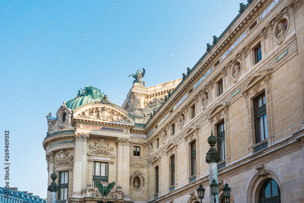 The Palais Garnier, which was built from 1861 to 1875 for the Paris Opera.