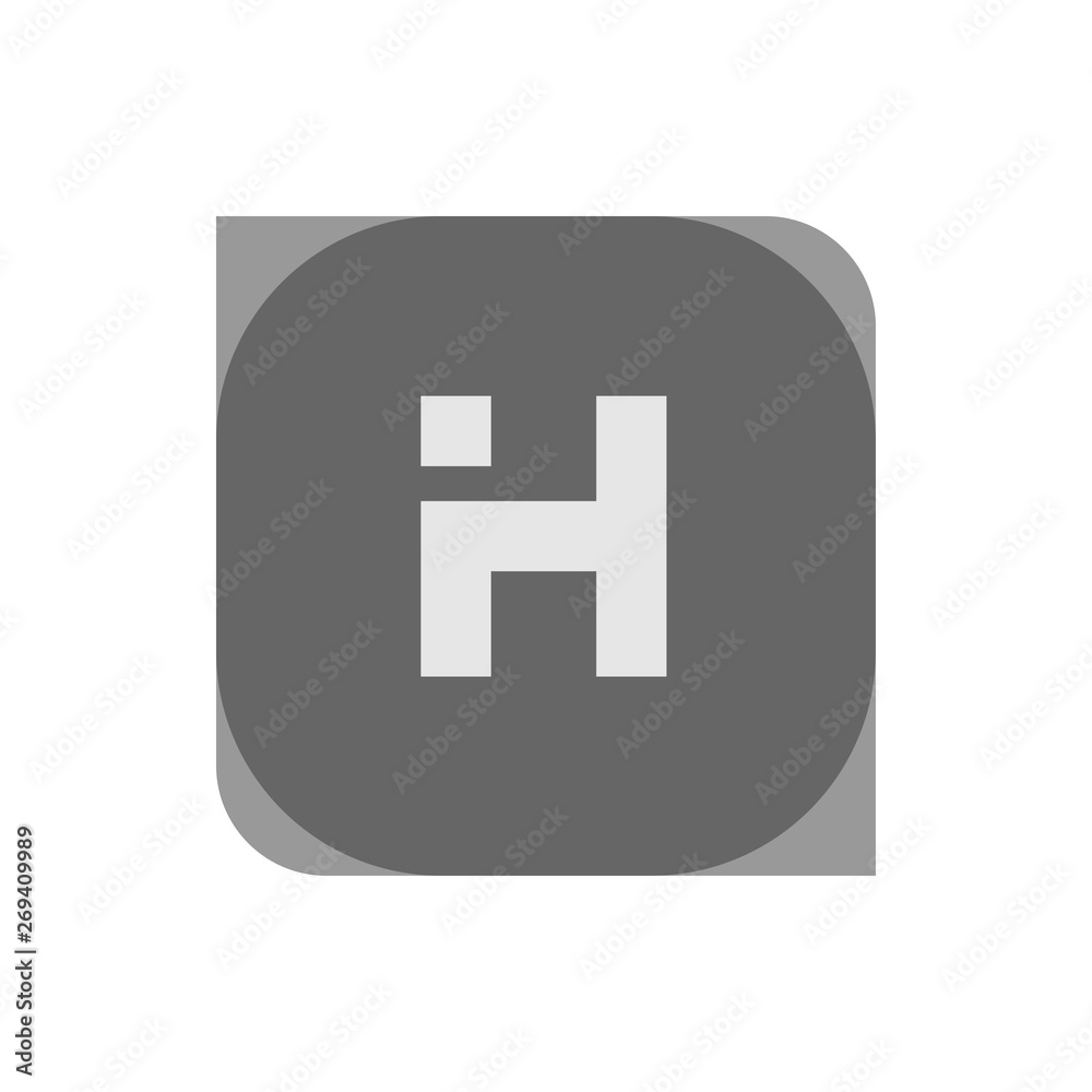 Initial Letter Logo H Template Vector Design