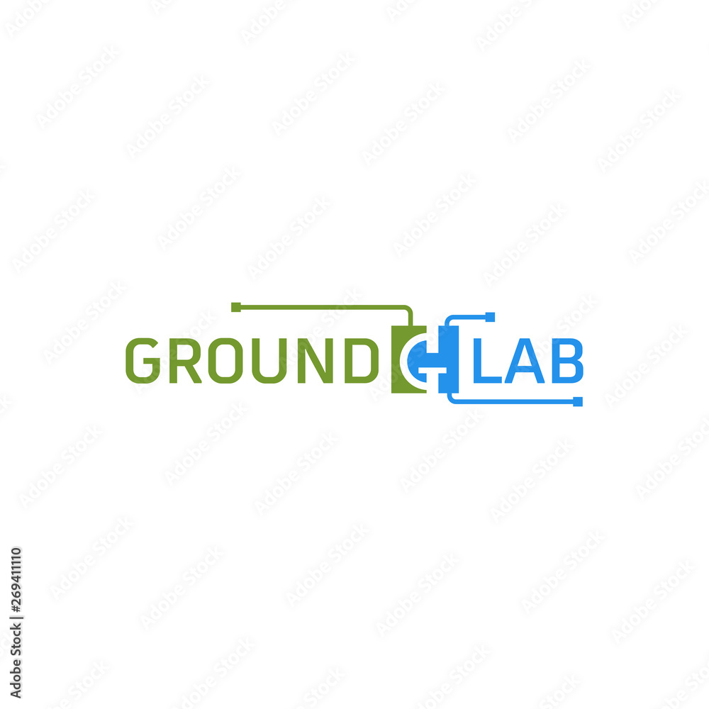 G Initial Laboratory Logo Vector