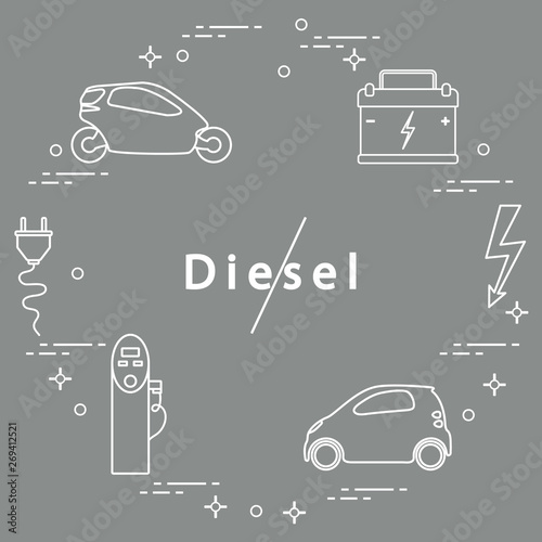 Ban on diesel engines. Transport eco technologies.