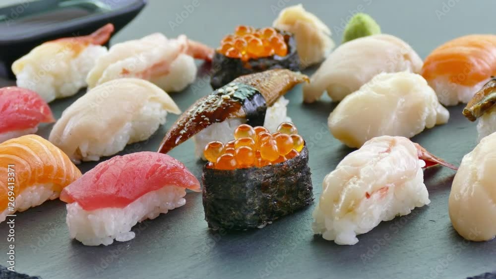 Fresh Sushi - japanese food style Fresh Sushi - japanese food style