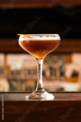 Cocktail in coupe glass