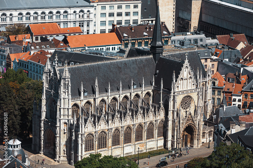 Notre Dame du Sablon's Cathedral in Brussels photo