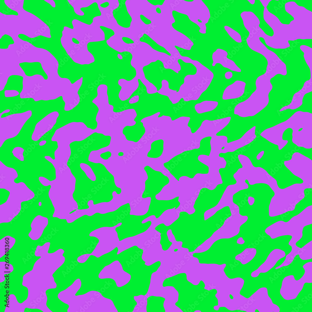 abstract organic repeatable pattern in neon colors