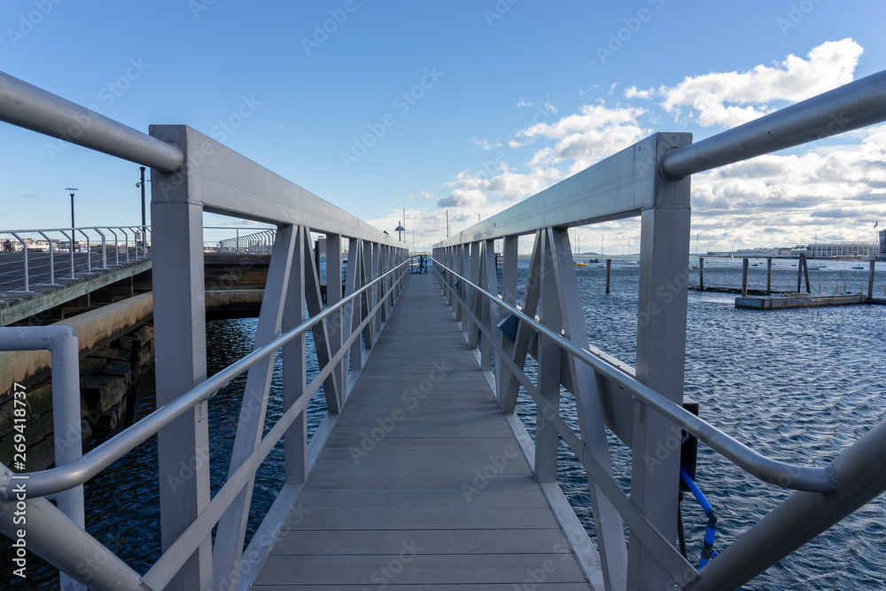 Bridge Near Boston Harbor