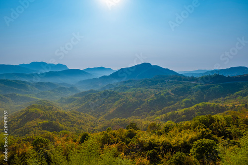 mountain landscape ,khao kho thailand