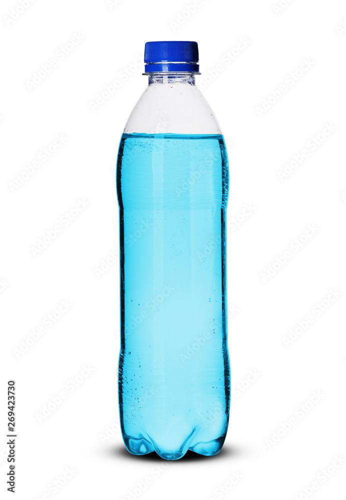 plastic small bottle with liquid plastic small bottle with liquid