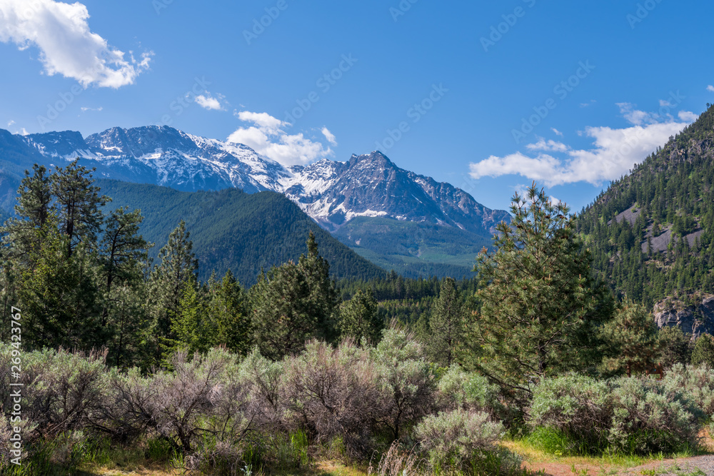 View of mountains in British Columbia, Canada. View of mountains in British Columbia, Canada.