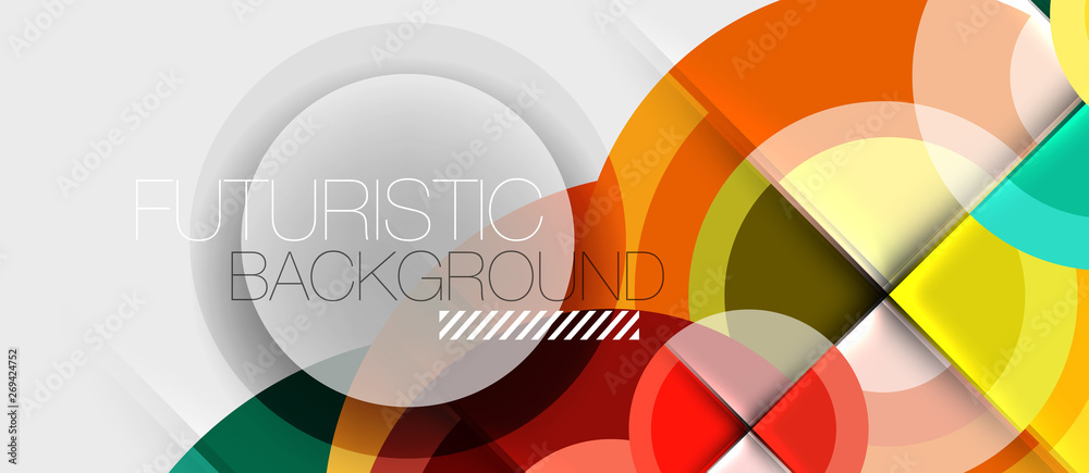 Circular geometrical design template Circular geometrical design template